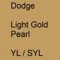 Preview: Dodge, Light Gold Pearl, YL / SYL.